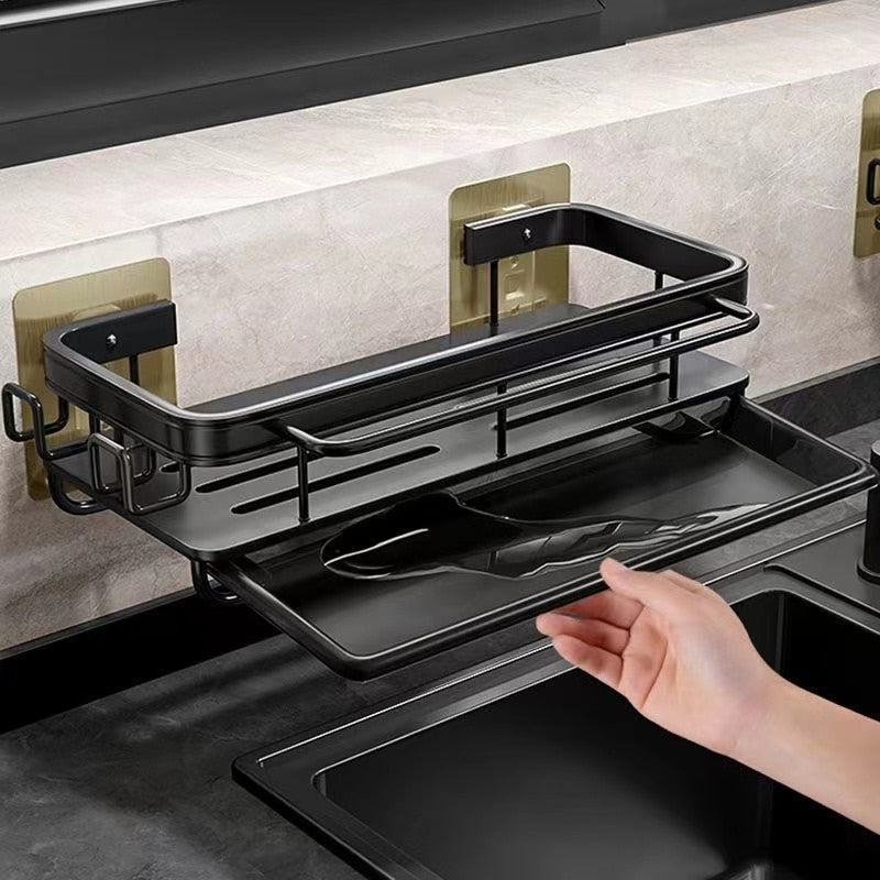 Aluminum Kitchen Storage and Draining Rack