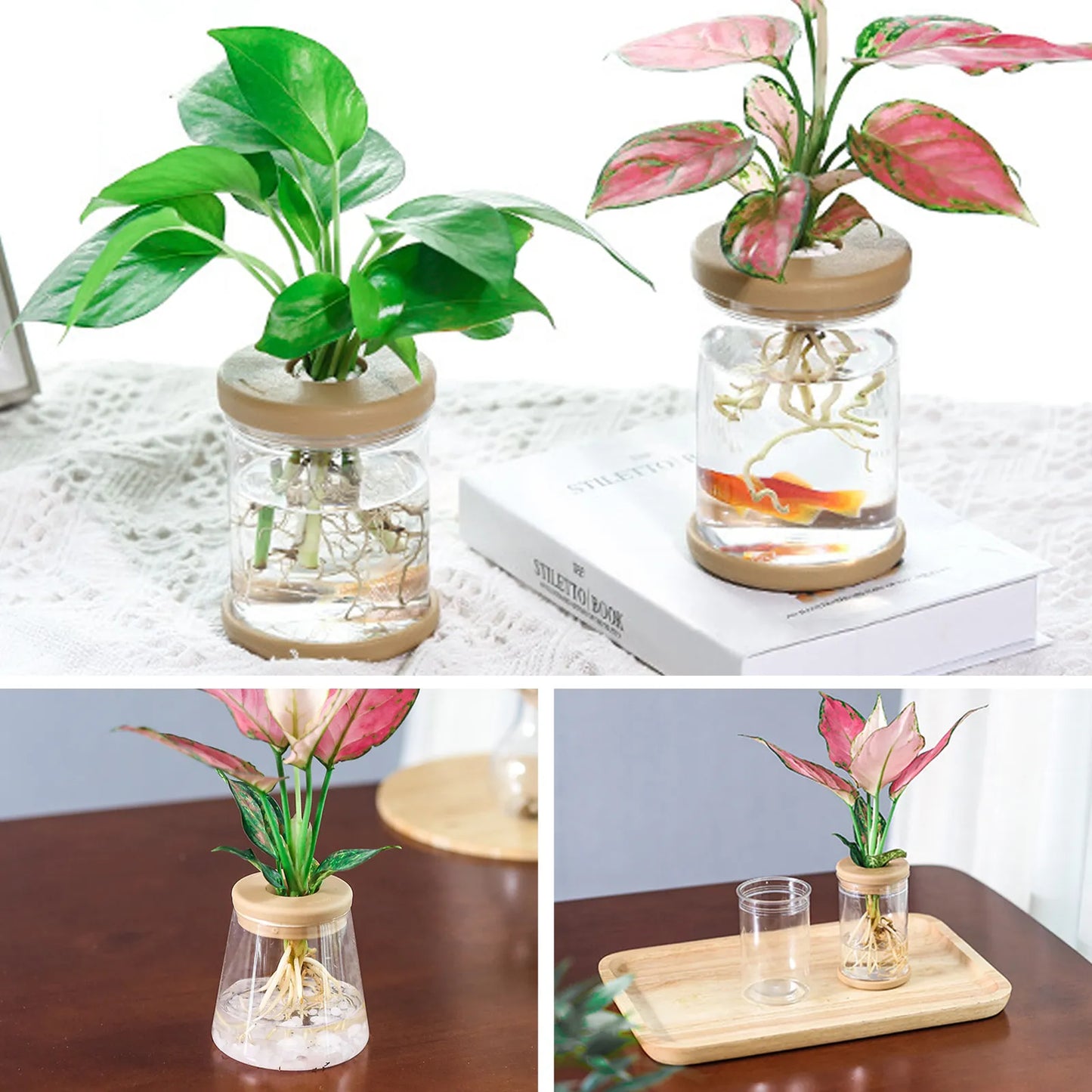 Mini Hydroponic Flower Pot