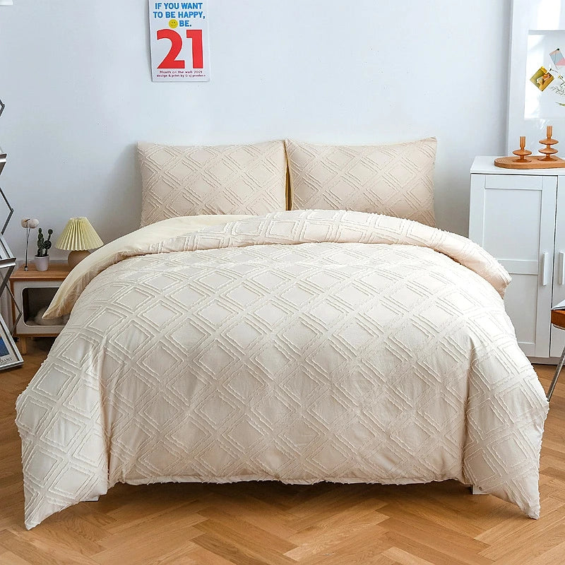 Nordic Plaid Duvet Set