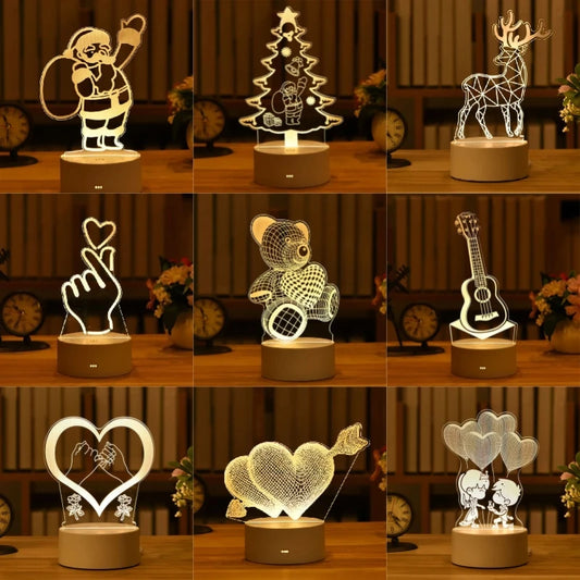 3D Acrylic Night Lamp