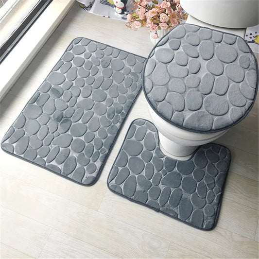 Cobblestone Three Piece Bathroom Set