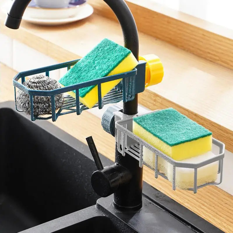 Adjustable Sink Draining & Storage Rack