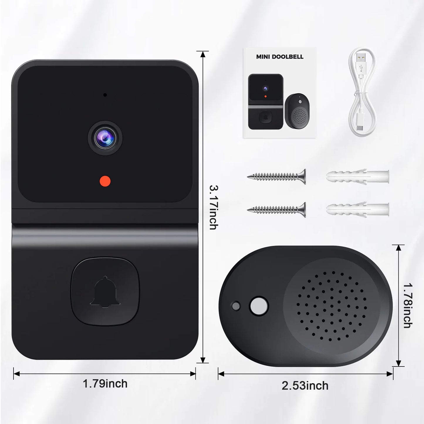 HD Wireless Doorbell Monitor & Security Bell