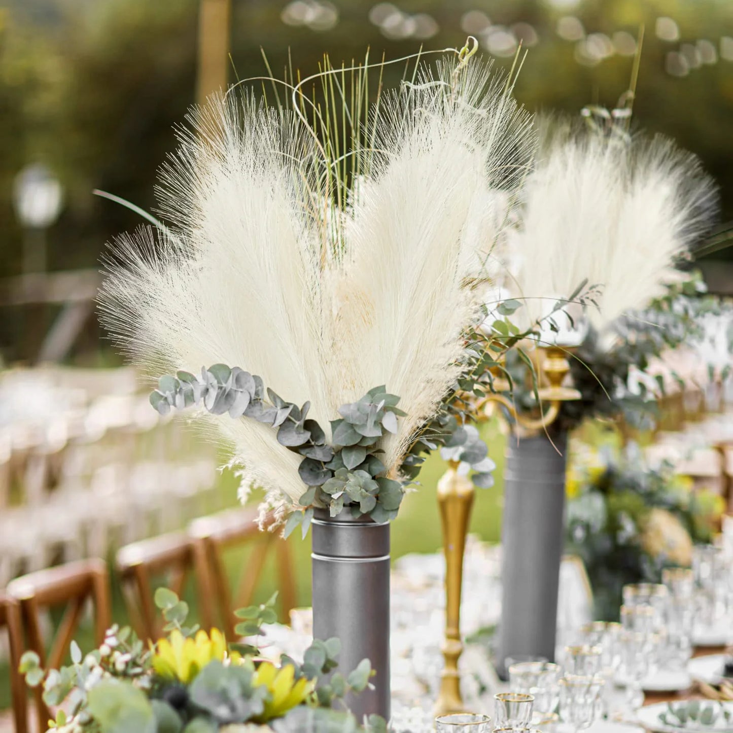 Fluffy Pampas Grass Artificial Flowers