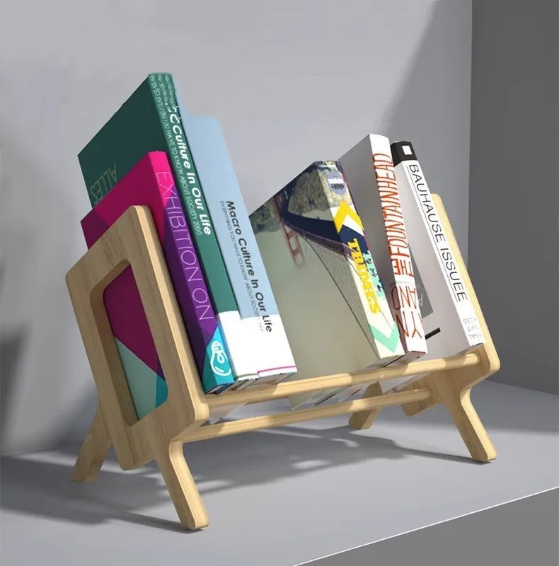 Mini Solid Wood Book Shelf