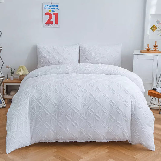 Nordic Plaid Duvet Set