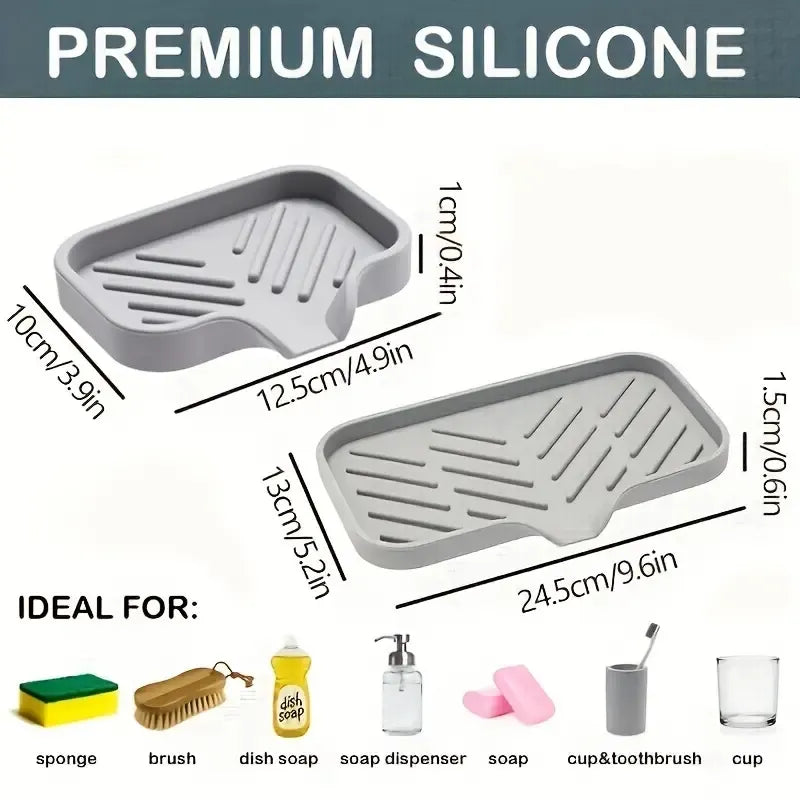 Draining Silicon Sink Tray