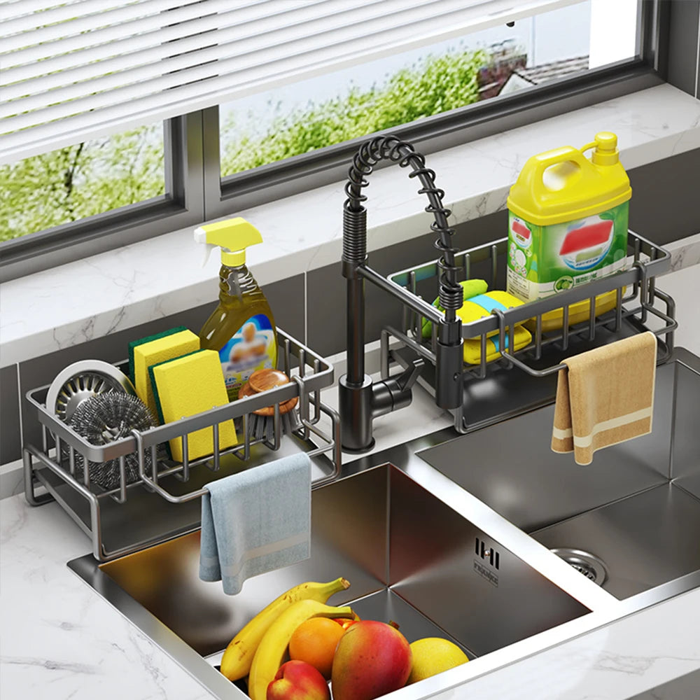 Self-Draining Kitchen Organizer